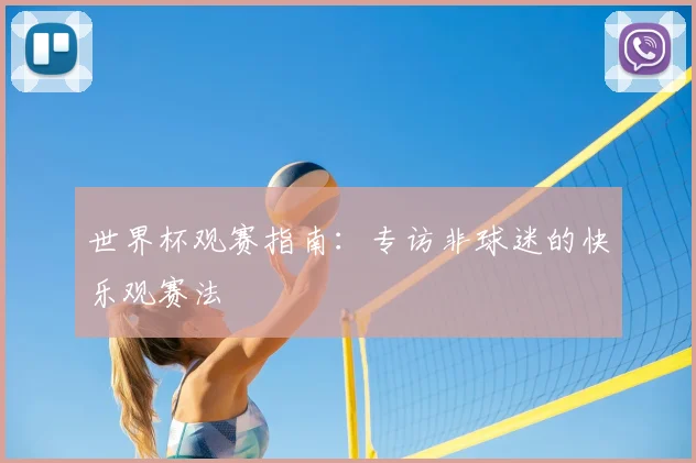 世界杯观赛指南:专访非球迷的快乐观赛法