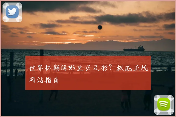 世界杯期间哪里买足彩?权威正规网站指南